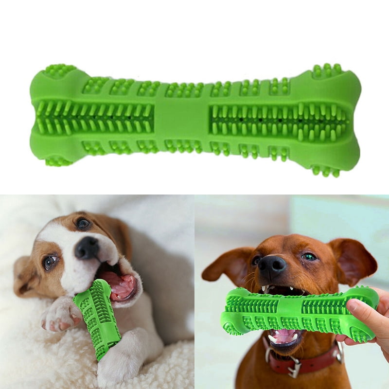 Silicone Pet Toothbrush Dog Bone Shape Toothbrush Pet Teethers Comprehensive teeth grinding Oral