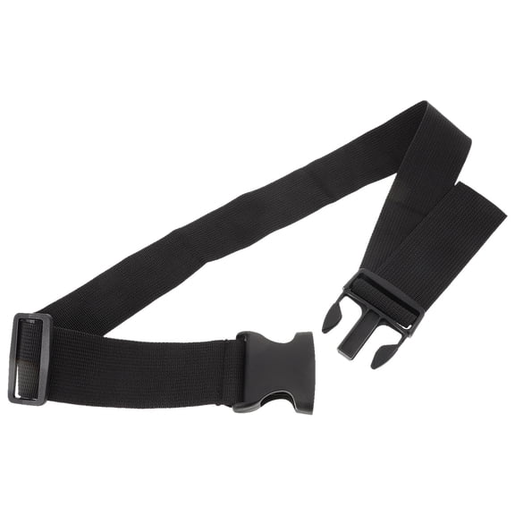 IDEANATEGRATE Adjustable Nylon Waist Bag Strap Extender for Decor, Durable and Reliable, Black