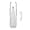 White, variant on NFTIGB Slanted LED Camera Tweezers for Eyebrows Hair Removal with 10X Magnification Portable Hair Plucking Tweezers White (6.30 inches / 16 cm)