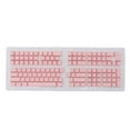 thumbnail image 2 of Russian Keyboard Keycaps, OEM Profile Matte Finish, Russian Characters 132 Key Keycap with Russian Characters for 61 62 64 68 84 87 104 108 Keyboards, 2 of 7
