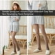 thumbnail image 4 of Minnieouse Medias de mujer, pantalones térmicos ligeros transpirables, mallas cálidas de invierno, pantimedias, calcetín, medias de terciopelo, medias de Medias Café, sin felpa 85g Minnieouse AP013336-06, 4 of 6