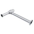 thumbnail image 1 of Siphon de lavabo rond en alliage de zinc chromé pour salle de bain et cuisine, 1 of 4