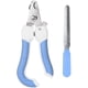 thumbnail image 1 of Cortaúñas y cortaúñas para perros y gatos, protector de seguridad para evitar cortes excesivos, lima de uñas gratis, hoja afilada con sensor rápido, herramienta profesional de aseo para mascotas, azul, 1 of 5