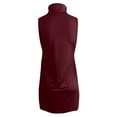 thumbnail image 2 of Babysbule Liquidation Robe d'Été pour Femme Femmes Décontractée Col Rond Classique Manches Longues Couleur Unie Robe Ample, 2 of 6