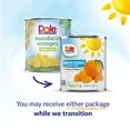 Dole Canned Fruit, Mandarin STF9 Oranges in Light Syrup, Gluten Free
