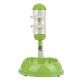 thumbnail image 4 of Comedero ajustable para perros, dispensador de comida y bebida, color verde, 4 of 14