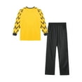 thumbnail image 3 of DPOIS Kids Boys Soccer Goalie Jersey with Pants Football Training Outfit Yellow 10-11, 3 of 6