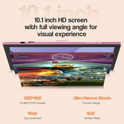 Newest Android 14 Tablet 10 inch, 8GB RAM 64GB ROM & 1TB Expandable Tablets, Quad-core 1.8Ghz Processer, 1280x800 IPS HD Touch Screen Tablet PC, 2.4G/5G Wifi6 BT 5.0, 8MP Dual Camera, 6000mAh Battery