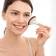 thumbnail image 4 of Aplicador de maquillaje facial de maquillaje de ventilador de 2pcs para el corrector de rubor en polvo de la base, 4 of 5
