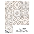 thumbnail image 3 of 10 piezas de azulejos con patrón de mármol dorado de estilo americano, pegatinas para pared artísticas impermeables para cocina, a prueba de aceite y salpicaduras, 3 of 5