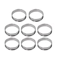 thumbnail image 1 of Hyasfey 8Pcs Nonstick Muffin Rings Stainless Steel Double Rolled Tart Rings Round Pastry Waffle Rings Mold for Home Kitchen Restaurant, 1 of 7