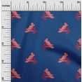 thumbnail image 1 of oneOone Cotton Silk Fabric Bird Block Print Fabric BTY 42 Inch Wide, 1 of 4