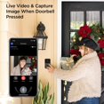 thumbnail image 4 of Smart Home Wifi Door Bell Wireless Doorbell Camera Chime Bidireccional Audio Intercom Night Vision Funciona para la Seguridad del Hogar, 4 of 5