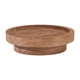 thumbnail image 2 of Bandeja redonda de madera para servir, bandeja decorativa, accesorio para bandeja, diseño clásico, hecha Marrón claro, 2 of 9