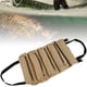 thumbnail image 5 of Bolsa enrollable de lona portátil multifunción para herramientas, para pesca al aire libre, jardín, almacenamiento, color caqui, 5 of 14