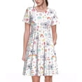 thumbnail image 1 of Easygdp Cute Koala para Vestido Transpirable de Mujer, Vestido Suelto de Manga Corta con Pliegues y Bolsillos para el Verano, 1 of 6