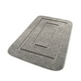 thumbnail image 1 of Carpet on Sale Kpamnxio Microfiber Shape Bathroom Mat Bathroom Non Slip Bathroom Solid Color Absorbent Mat Bathroom Door Mat Rugs for Living Room Clearance 1 Carpet, 1 of 7