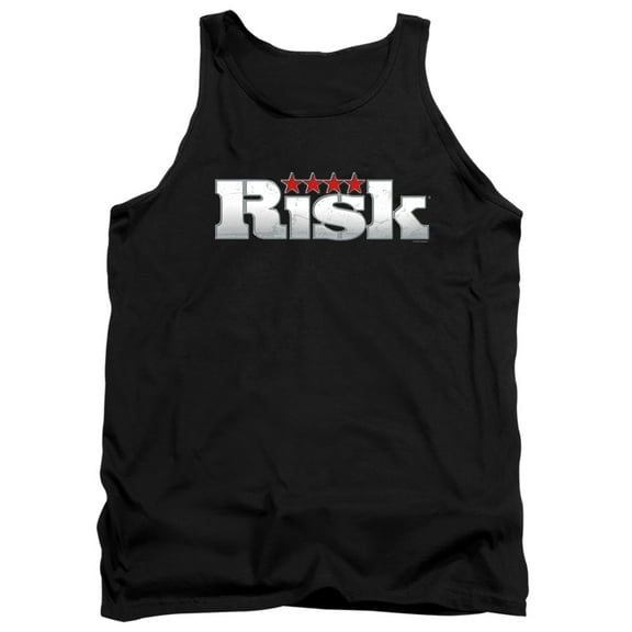 Risk Logo Adult Tank Top Black