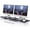 Blue, variant on Fenge 42.5 Inches Acrylic Monitor Stand Riser with Metal Storage