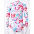 thumbnail image 3 of RUNQHUI Girls' Cartoon Horse Print Rash Guard Set Long Sleeve Two Piece Swimsuit Bathing Suit with Abstract Fish Scales 12, 3 of 7