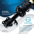 thumbnail image 5 of Detroit Axle - Front Struts w/ Coil Spring + Sway Bars Replacement for Nissan Versa Cube - 4pc Set Fits select: 2007-2012 NISSAN VERSA S/SL, 2009 NISSAN CUBE BASE/S/SL, 5 of 7
