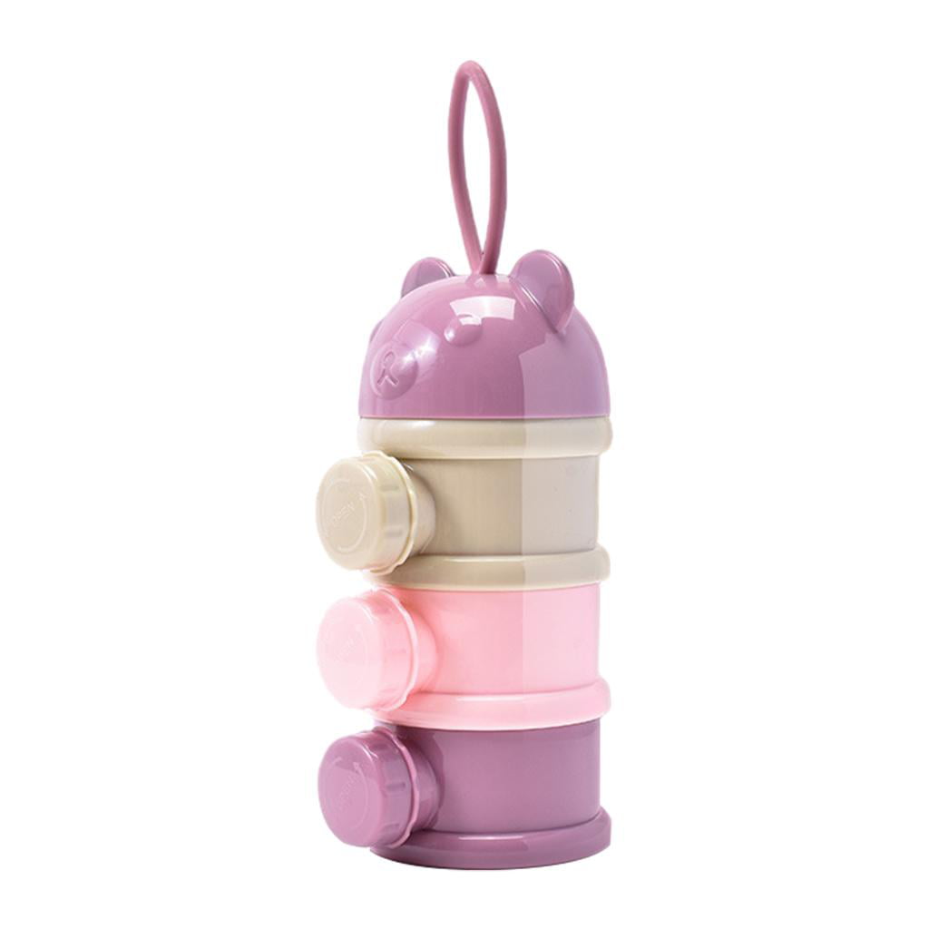 Baby Food Storage Portable Milk Powder Formula Dispenser Bottles Safety Box MAL 