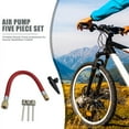 thumbnail image 2 of Bike Ball Pump Inflator Hose Swimming Ring Nozzle Ball Air Pump Needles, 2 of 6