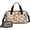 German Shepherd and Flowers, variant on Boston Terrier and Rose Orange Pattern Gym Duffel Bag 2 Piece Set, Travel Weekender Bag with Shoe Compartment & Toiletry Pouch, Wet Pocket Gifts for Women Men,19.7 X 8.3 X 11 Inches