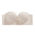 thumbnail image 2 of Wireless Seamless Bra for Women JIANLAI Front Closure Underwire Support Bra, Removable Adjustable Thin Strap Seamless Bra, Multiway Daily Evening Outfit Support Bra, 2 of 3