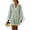 Mint Green#27, variant on L Women's Boho Striped V-Neck Dress Flowy Bell Sleeves Cover Up with Wavy Trim Beach Resort Kaftan Style Bride of Party Purple