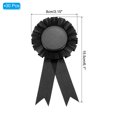 thumbnail image 2 of Uxcell 15.5 x 8 cm Polyester Blank Award Ribbon Prize Ribbon Award Medal Winner Ribbon for Parties 30 Pcs Black, 2 of 5