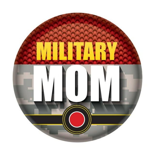 Beistle BT094 Bouton Militaire Maman 2 Po.