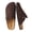 Dark Brown, variant on Women's Closed-Toe Faux Suede Cork Clogs with Adjustable Buckle Strap
