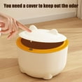 thumbnail image 4 of Cat Poop Shoveling Enclosed Litter Box Pet Waste Bin Special Trash Station, 4 of 8