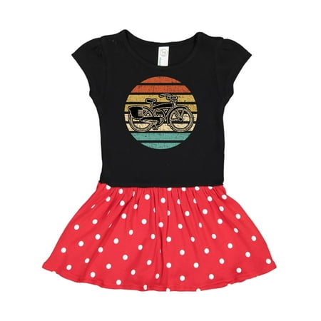 

Inktastic Cycling Vintage Bicycle for Cyclist Gift Toddler Girl Dress
