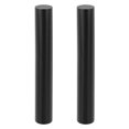 thumbnail image 1 of MUKCHAP 2Pcs 1.5 x 12 Inch Black Round Acetal Copolymer Rods, Long Pom Plastic Rods, Plastic Bar Stock for Bushings, DIY, Spacers, 1 of 4