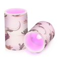 thumbnail image 3 of Yayeee Flameless Candles with Remote Flickering Battery Operated Multi Color Changing, Beige Cowboy Pattern, 3 of 7