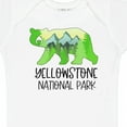 thumbnail image 4 of Inktastic Yellowstone National Park Mountains and Bear Shape Boys or Girls Baby Bodysuit, 4 of 5