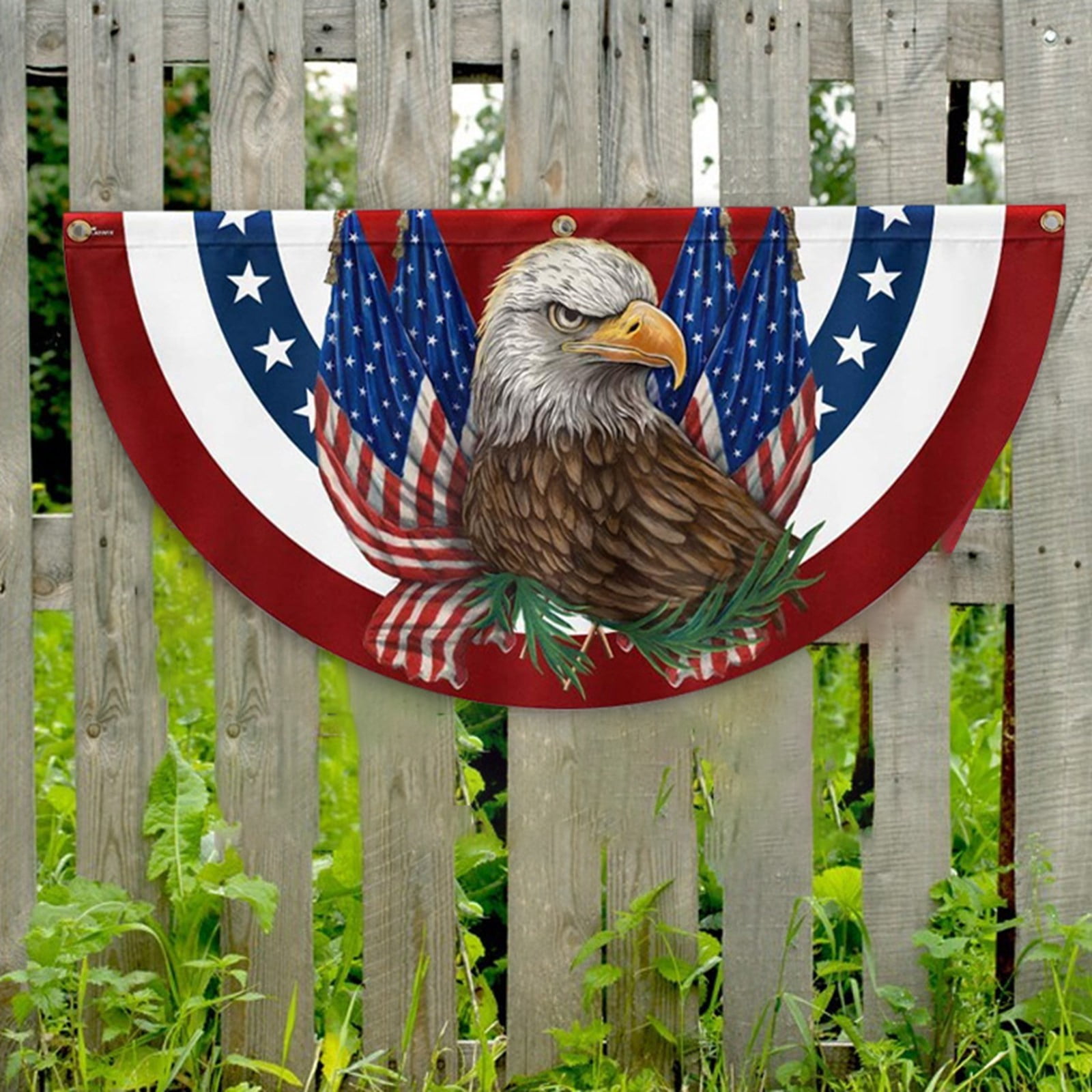 Win s Way 250th Anniversary Banner, Patriotic Decoration Flag 1776-2026 Polyester Indoor Outdoor Hanging Banner for July 4th Party Decor