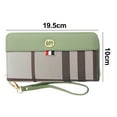thumbnail image 2 of Bolso largo con cremallera para mujer, monedero, a rayas a la moda, para teléfono Adepaton BST3001415-3, 2 of 5