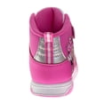 thumbnail image 4 of Disney Minnie Mouse Girls High Top Sneakers Hook and Loop with Lace Up (Little Kid), Pink White, Size: 12, 4 of 7