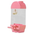 thumbnail image 2 of Alimentador de aves automático Parrot Dispensador de alimentos resistente, gran capacidad de 800 ml de contenedor de alimentos para pájaros pequeños y Rosa, 2 of 10