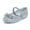 Blue Glitter, variant on Kushyshoo Silver Girl's Bow Mary Jane Dress Shoes Ballet Princess Flats with Rhinestone Strap 13M