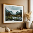 thumbnail image 4 of Autumnal Valley View - Yosemite - Wawona,California,Photography Oak Framed Wall Art Print 16 x 24 inches, 4 of 6