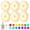 Cool Light, variant on HEEYCEM Puck Lights with Remote, 13 RGB Colors LED Under Cabinet Light, Rechargeable Battery Operated Under Cabinet Lighting Tap Lights, Stick on Lights with Dimmer and Timer（6 Pack）