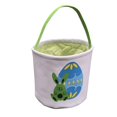 thumbnail image 1 of Easter Basket Holiday Rabbit Bunny Printed Canvas Gift Carry Candy Bag, 1 of 4