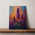 thumbnail image 5 of Lavender Flower Canvas Wall Art 8x12 inches - Elegant Botanical Cottagecore Lavender Flower Watercolor Canvas Wall Art for Bedroom, 5 of 5
