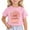 02 Light Pink, variant on Girls Young Wild and Three 3rd Birthday Graphic Printed Tee Crewneck Short Sleeve Birthday Shirt 3-13Y