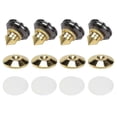 thumbnail image 4 of 4 Set Gold Speaker Spike with Floor Discs Stand Foot Isolation Spikes Professional Speaker Accessories, 4 of 5