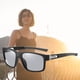 thumbnail image 3 of Gafas de sol polarizadas BLESIY protección Gafas de terre Antirreflejos 400 para hombres Mujeres actividades libre Pesca negro, 3 of 8